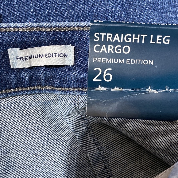 J. Crew Premium Edition straight-leg cargo jean Size 26 NWT - Picture 10 of 12